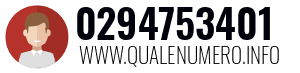 Numero di telefono 0294753401 0294753401
