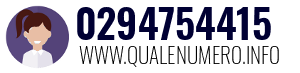 Numero di telefono 0294754415 0294754415