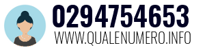 Numero di telefono 0294754653 0294754653