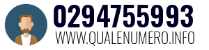 Numero di telefono 0294755993 0294755993