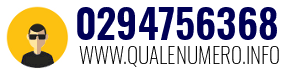 Numero di telefono 0294756368 0294756368