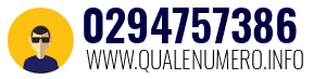 Numero di telefono 0294757386 0294757386