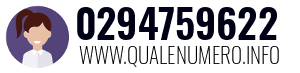 Numero di telefono 0294759622 0294759622