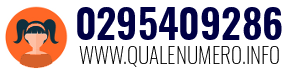 Numero di telefono 0295409286 0295409286