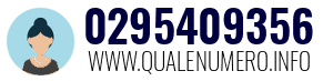 Numero di telefono 0295409356 0295409356