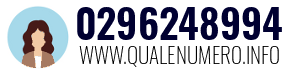 Numero di telefono 0296248994 0296248994