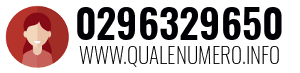 Numero di telefono 0296329650 0296329650