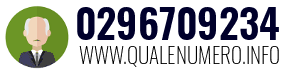 Numero di telefono 0296709234 0296709234