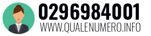 Numero di telefono 0296984001 0296984001