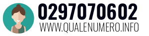Numero di telefono 0297070602 0297070602