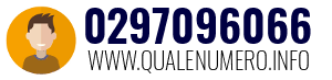 Numero di telefono 0297096066 0297096066