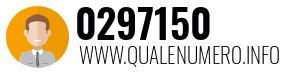 Numero di telefono 0297150 0297150