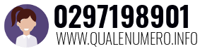 Numero di telefono 0297198901 0297198901