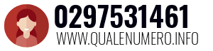 Numero di telefono 0297531461 0297531461