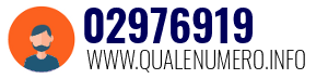 Numero di telefono 02976919 02976919