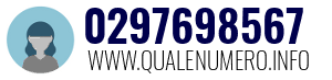 Numero di telefono 0297698567 0297698567