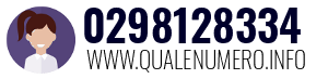 Numero di telefono 0298128334 0298128334