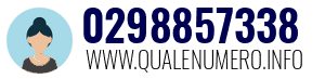 Numero di telefono 0298857338 0298857338