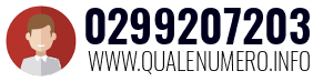 Numero di telefono 0299207203 0299207203