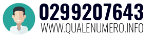 Numero di telefono 0299207643 0299207643