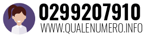Numero di telefono 0299207910 0299207910