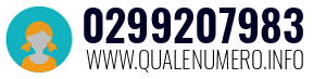Numero di telefono 0299207983 0299207983