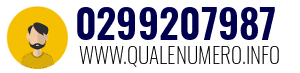 Numero di telefono 0299207987 0299207987
