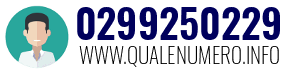 Numero di telefono 0299250229 0299250229