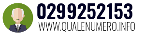 Numero di telefono 0299252153 0299252153