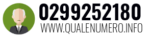 Numero di telefono 0299252180 0299252180