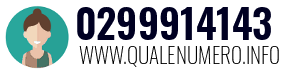 Numero di telefono 0299914143 0299914143