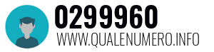 Numero di telefono 0299960 0299960