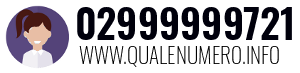 Numero di telefono 02999999721 02999999721