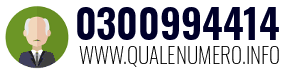Numero di telefono 0300994414 0300994414