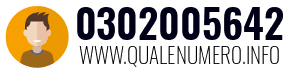 Numero di telefono 0302005642 0302005642