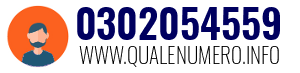 Numero di telefono 0302054559 0302054559
