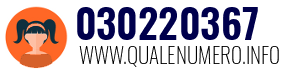 Numero di telefono 030220367 030220367