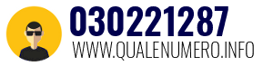 Numero di telefono 030221287 030221287