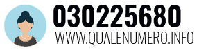 Numero di telefono 030225680 030225680