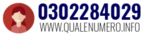 Numero di telefono 0302284029 0302284029