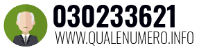 Numero di telefono 030233621 030233621