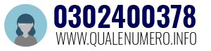 Numero di telefono 0302400378 0302400378