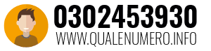 Numero di telefono 0302453930 0302453930