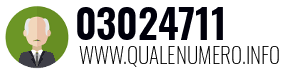 Numero di telefono 03024711 03024711