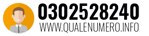 Numero di telefono 0302528240 0302528240