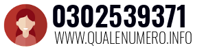 Numero di telefono 0302539371 0302539371