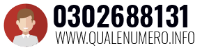 Numero di telefono 0302688131 0302688131