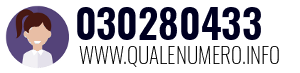 Numero di telefono 030280433 030280433