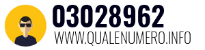 Numero di telefono 03028962 03028962
