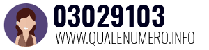 Numero di telefono 03029103 03029103